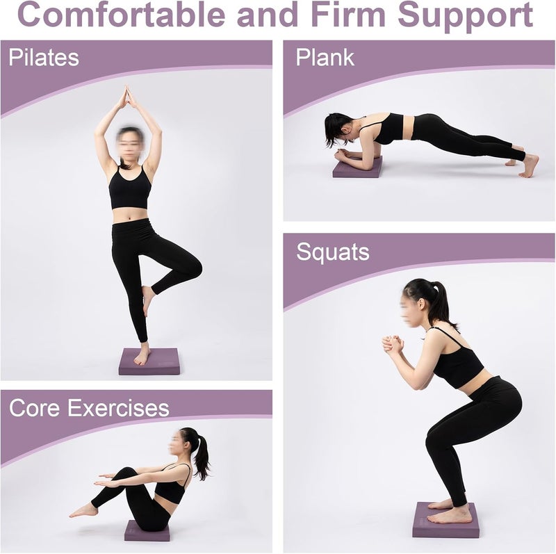 StrongTek Professional Foam Exercise Balance Pad - 15.8" x 13" x 2", High-Density TPE Foam Knee Pad, Non-Slip & Water-Resistant, for Balance Training, Physical Therapy, Yoga, and More - Image 5